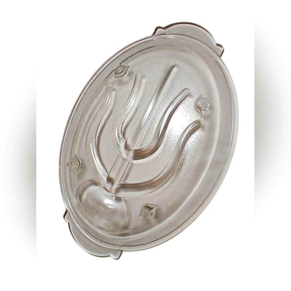 Vintage Glasbake Meat Serving Platter 1960s